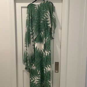 Ala Von Auersperg Draper Dress in Queen Palm - Size 4